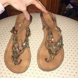 Bakers bedazzled sandals